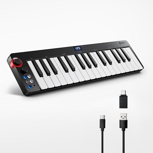 Amazon.com: midiplus X3 mini USB MIDI keyboard Controller